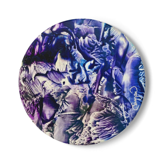 Ceramic Coaster, Flood, Art Design by Sincthus