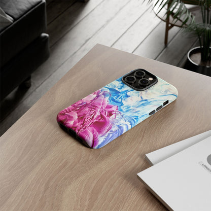 Stylish Hard Phone Case, White Horse, Art Design by Sincthus