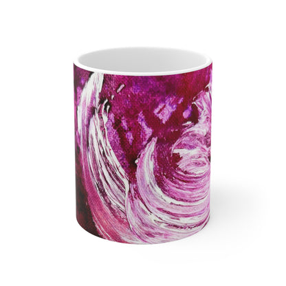 Artistic Ceramic Mug, Love Path, Art Design by Sincthus