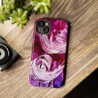 Stylish Hard Phone Case, Love Path, Art Design by Sincthus