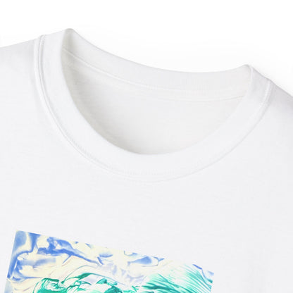 Unisex puuvillainen t-paita, Bloom, Art Design by Sincthus