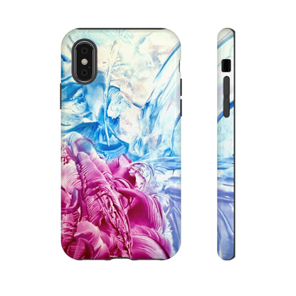 Tyylikäs puhelinkotelo, White Horse, Art Design by Sincthus