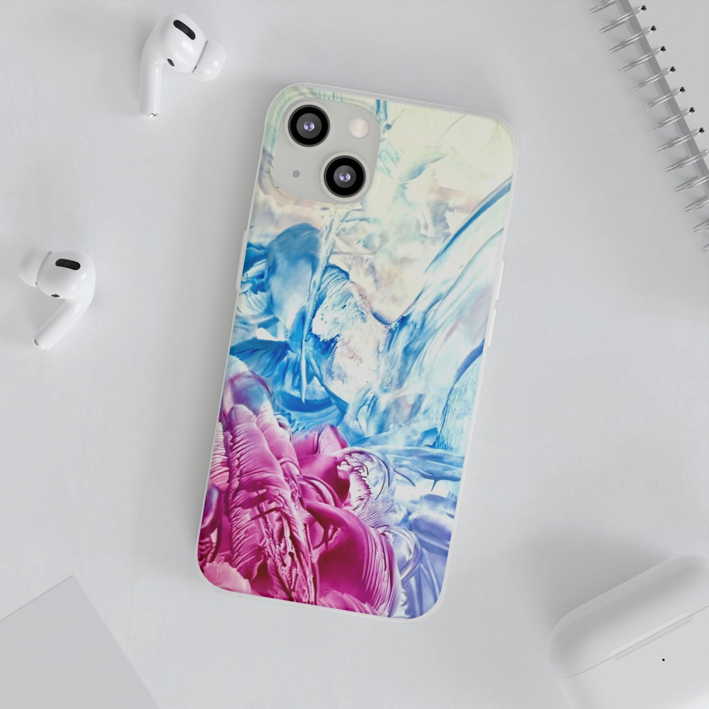 ArtFlex Phone Case, White Horse, Art Design by Sincthus