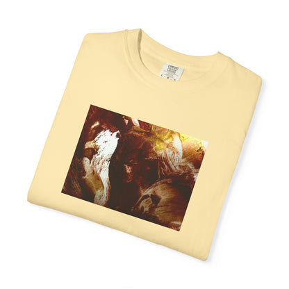 Unisex Garment-Dyed T-shirt, Autumn, Art Design by Sincthus