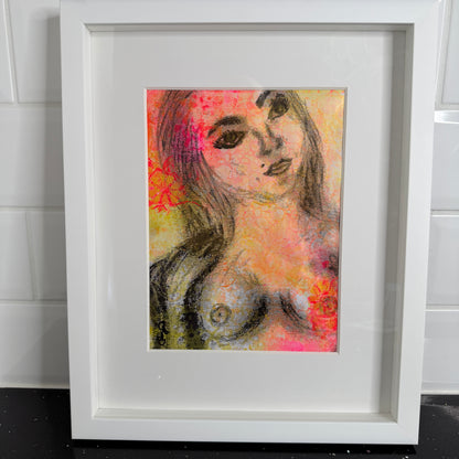 Rose — Eros, From Maryana Triptych, 2025, Mixed Media