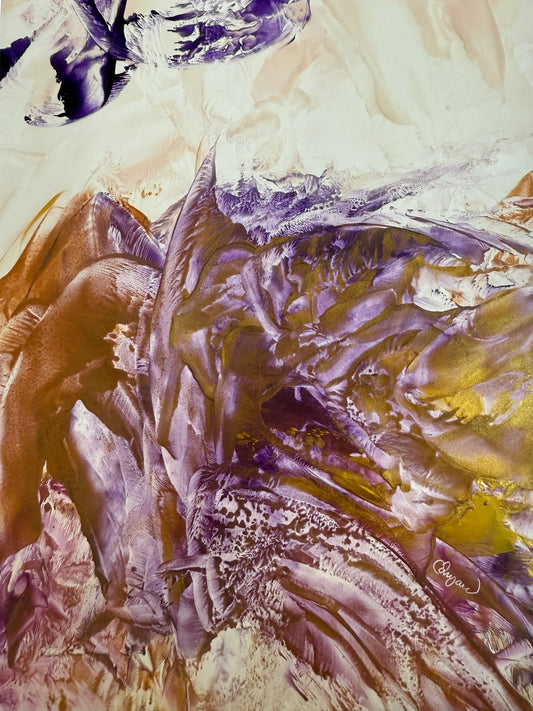 God´s Creatures, 2025, Original Encaustic Painting