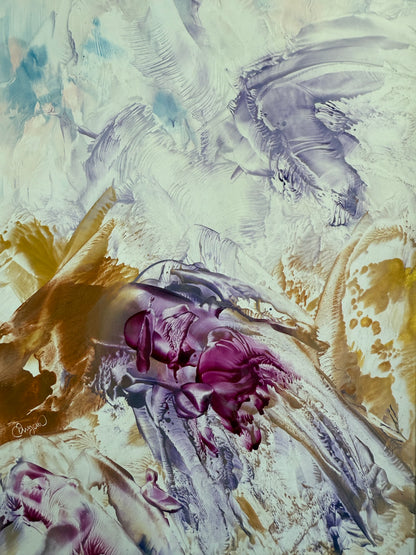 Resurrection, 2025, Original Encaustic Painting