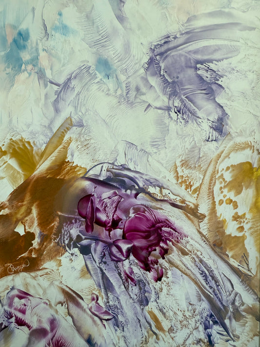 Resurrection, 2025, Original Encaustic Painting